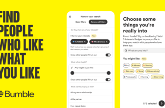 Bumble now lets you sort matches by interests